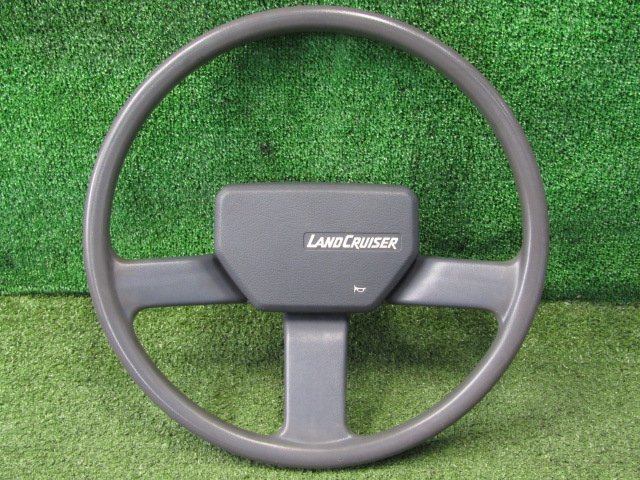 傷や汚れあり】ランドクルーザー FJ75 ステアリングホイール ハンドル