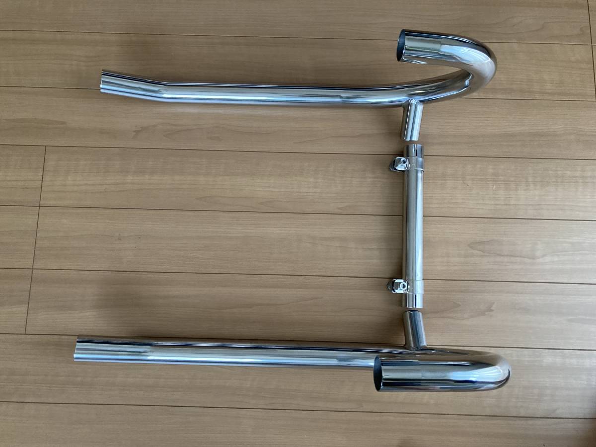 未使用】BMW R100 ツインサス ケイハン製 38mm ステンレス エキパイ