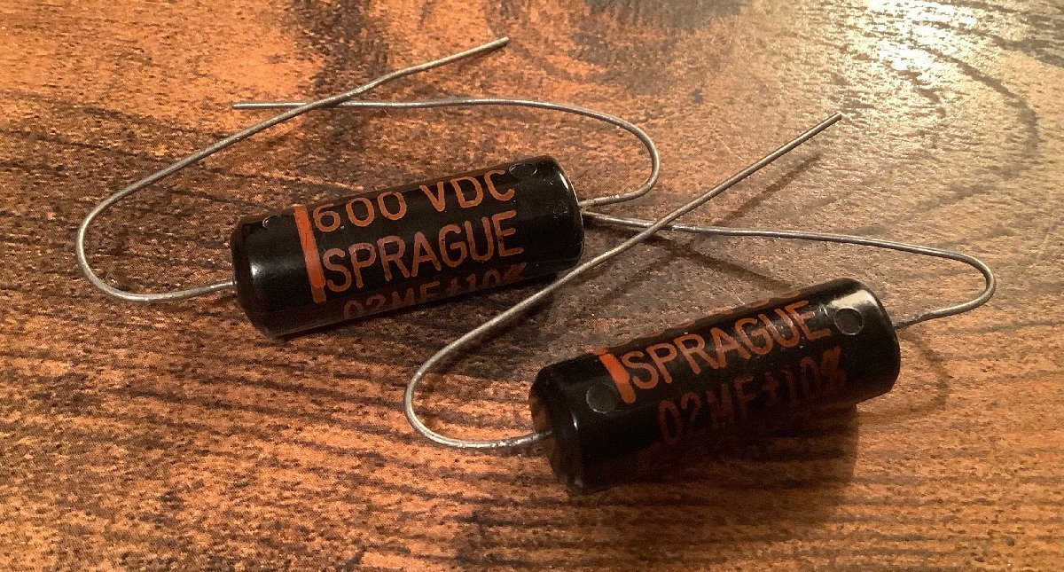 Sprague ブラックビューティー .022 600V 160P 400V交換 2個セット