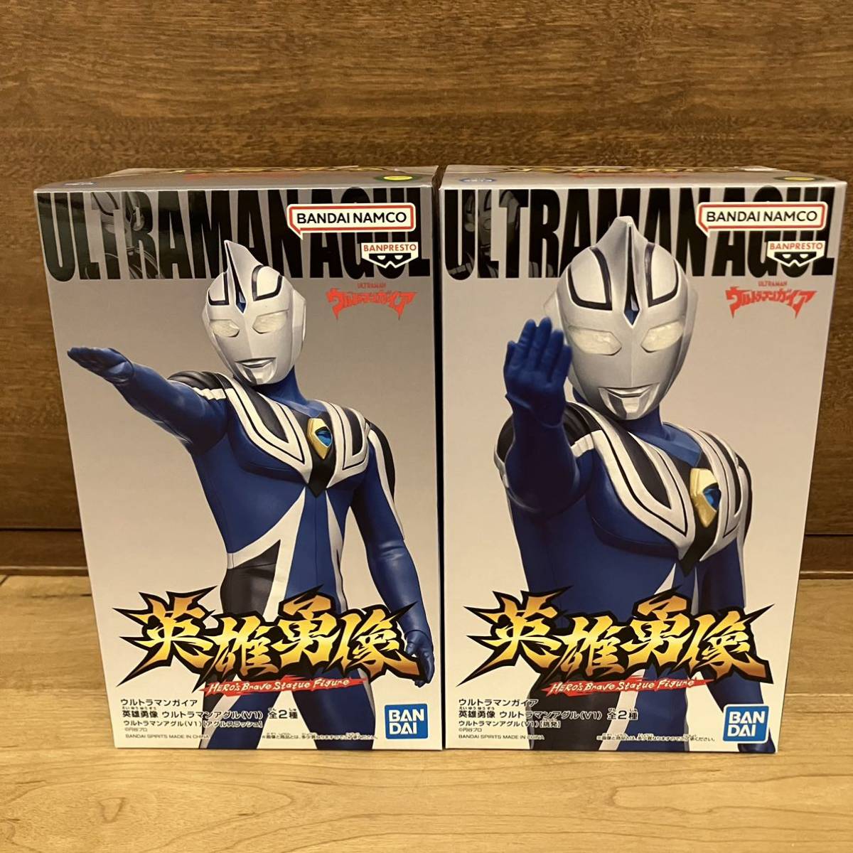 英雄勇像 ウルトラマン ガイア アグル フィギュアの通販 by boo_taro's shop｜ラクマ [未開封]英雄勇像 ウルトラマンガイア アグル