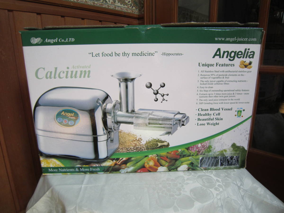 【やや傷や汚れあり】★ Angel Juicer エンジェルジューサー スロージューサー Angelia7500 AG7500 オール