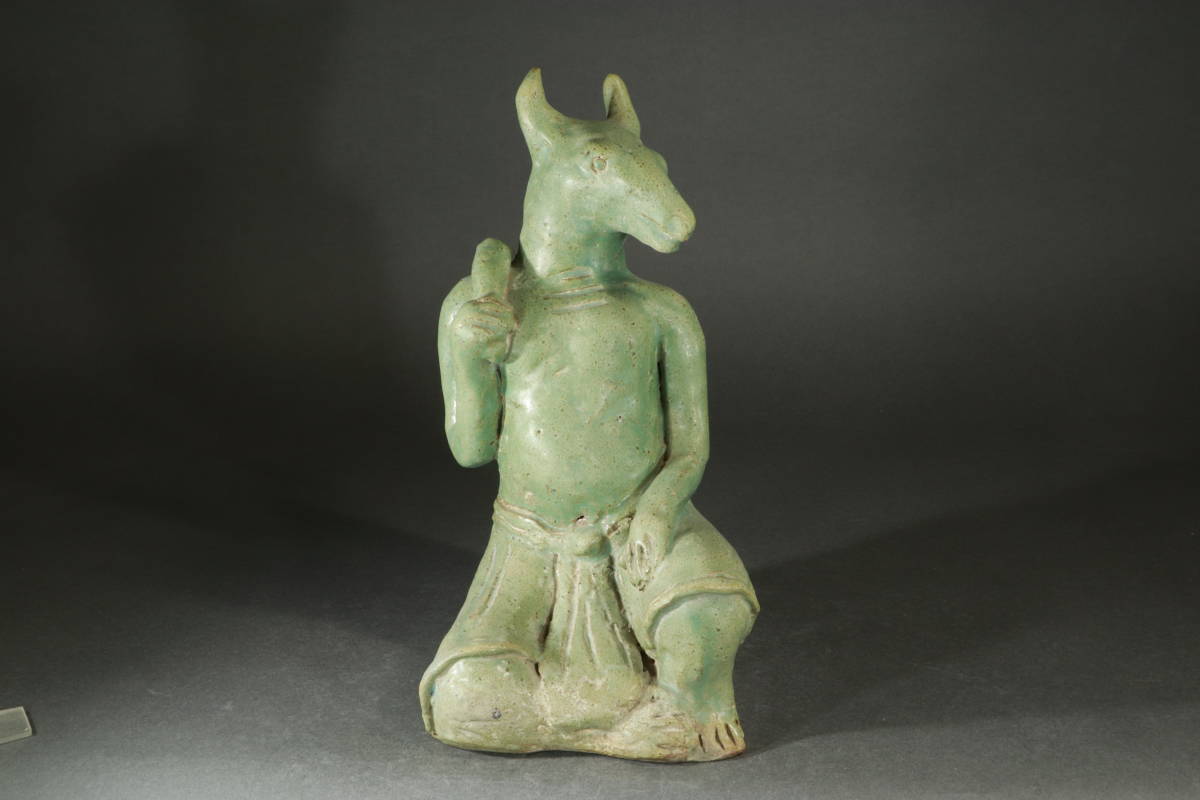 目立った傷や汚れなし】出品目 ＠FFFO-20. （ ミヤンマーモン族緑釉