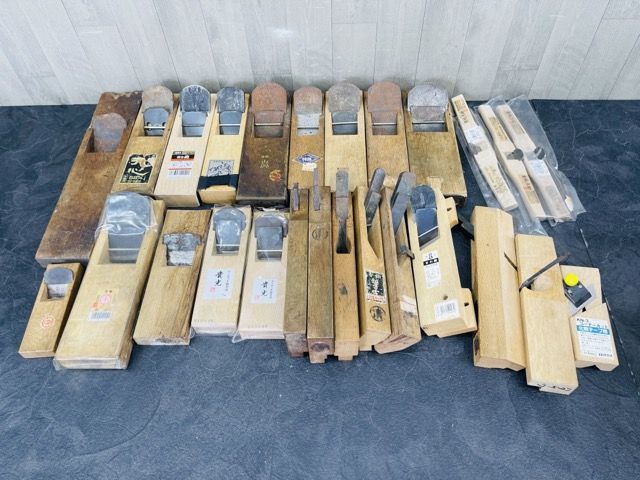 かんな(鉋)各種 大量 まとめ売り 傷や汚れあり】大工道具 かんな
