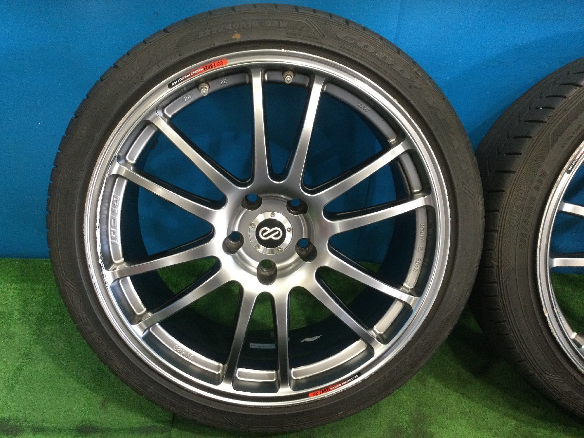 傷や汚れあり】エンケイ GTC01 アルミホイール(19インチ 8.5J +42 5穴 
