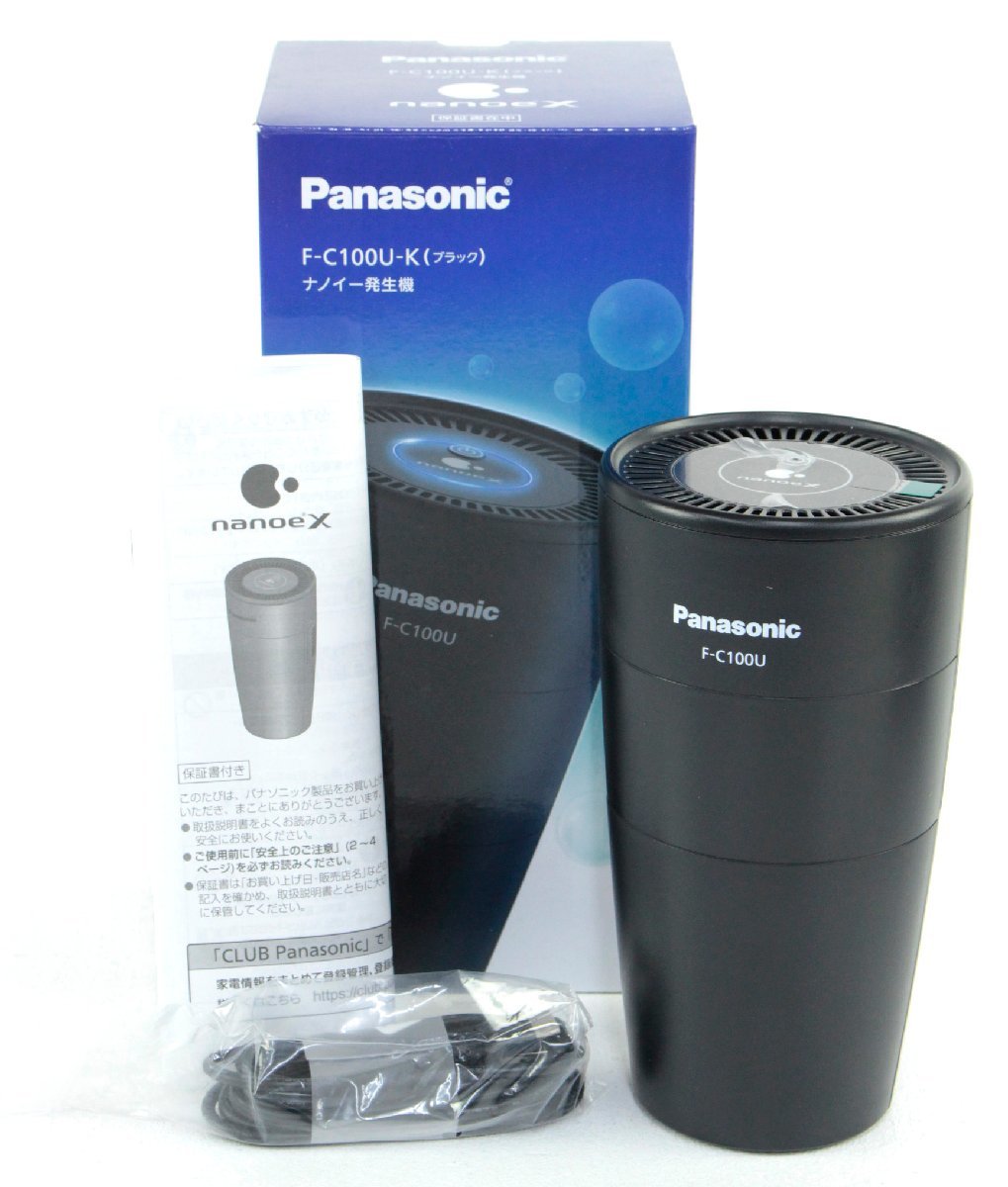 新品未開封Panasonic ナノイー発生器 車載用 F-C100U-Kブラック