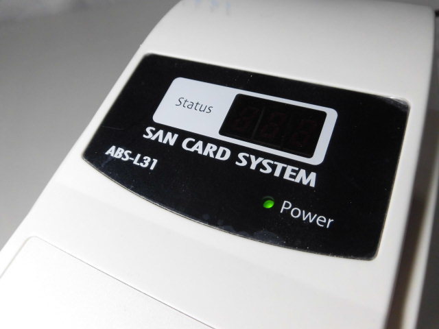 傷や汚れあり】◇◇276 Sanwa サンカードシステム ABS-L31U 通電〇