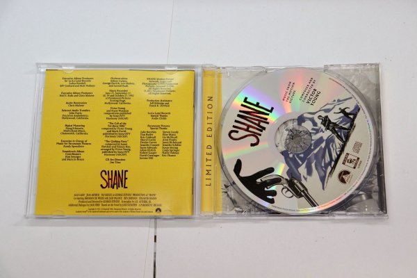 ★新品未開封★　シェーン　サウンドトラックCD　2000枚限定　ビクター・ヤング 目立った傷や汚れなし】【美品】 CD シェーン SHANE ヴィクター