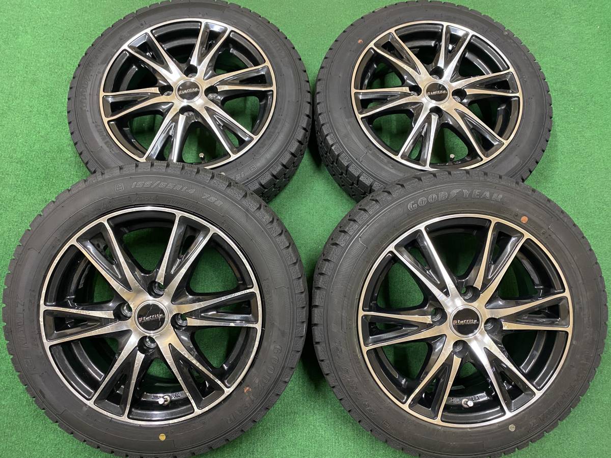 エクストレイル スタッドレス バリ山 2020年製 ホイール付き