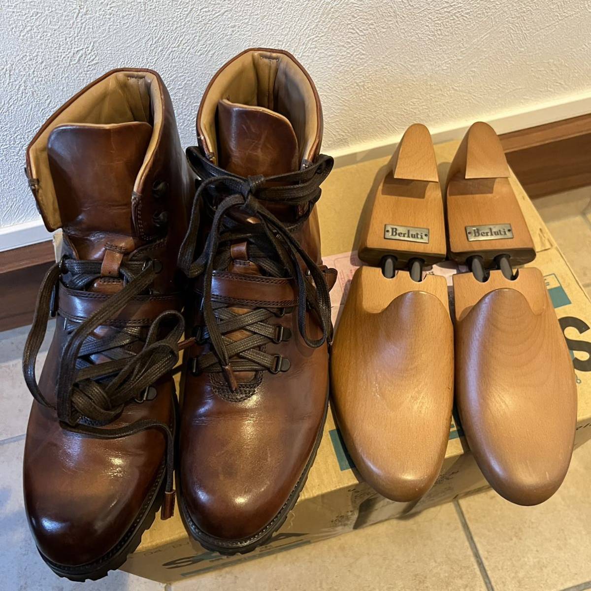 Berluti Brunico ベルルッティ ブルニコ レザーブーツ UK6 メンズ
