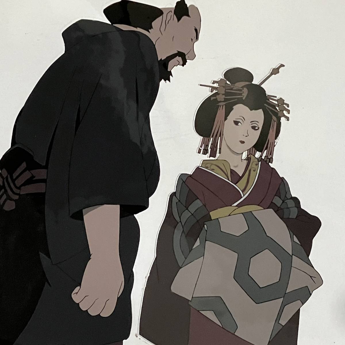 目立った傷や汚れなし】千年女優 セル画&原画 花魁／ MILLENNIUM