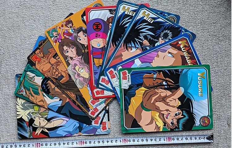 希少品 美品 幽遊白書(魔界編) ラミネートカード 幽☆遊☆白書 カード BANDAI 魔界編 雪村螢子