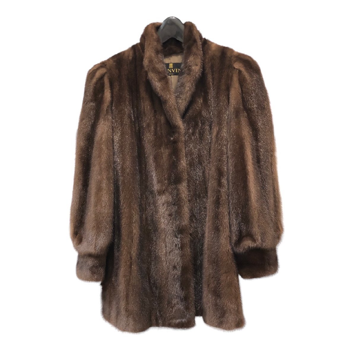 【やや傷や汚れあり】ランバン ミンク AMERICAN FUR AWARDS 5星 ブラウン系 ハーフコート ネーム入り 毛皮の落札情報詳細