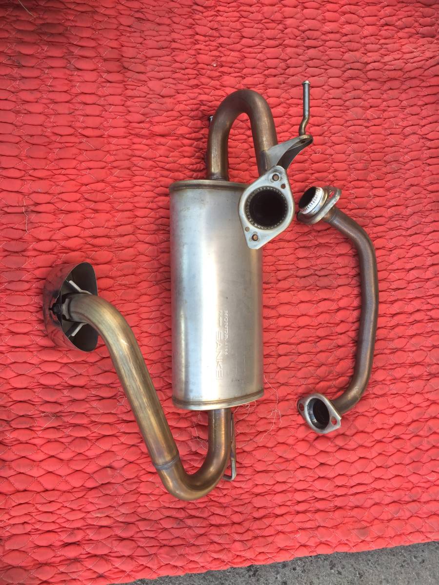 【目立った傷や汚れなし】 P210-4 ホンダ純正 S660 JW5 マフラ－ 中間 リア HONDA 4166 SANKEI 中古品 の落札 ...