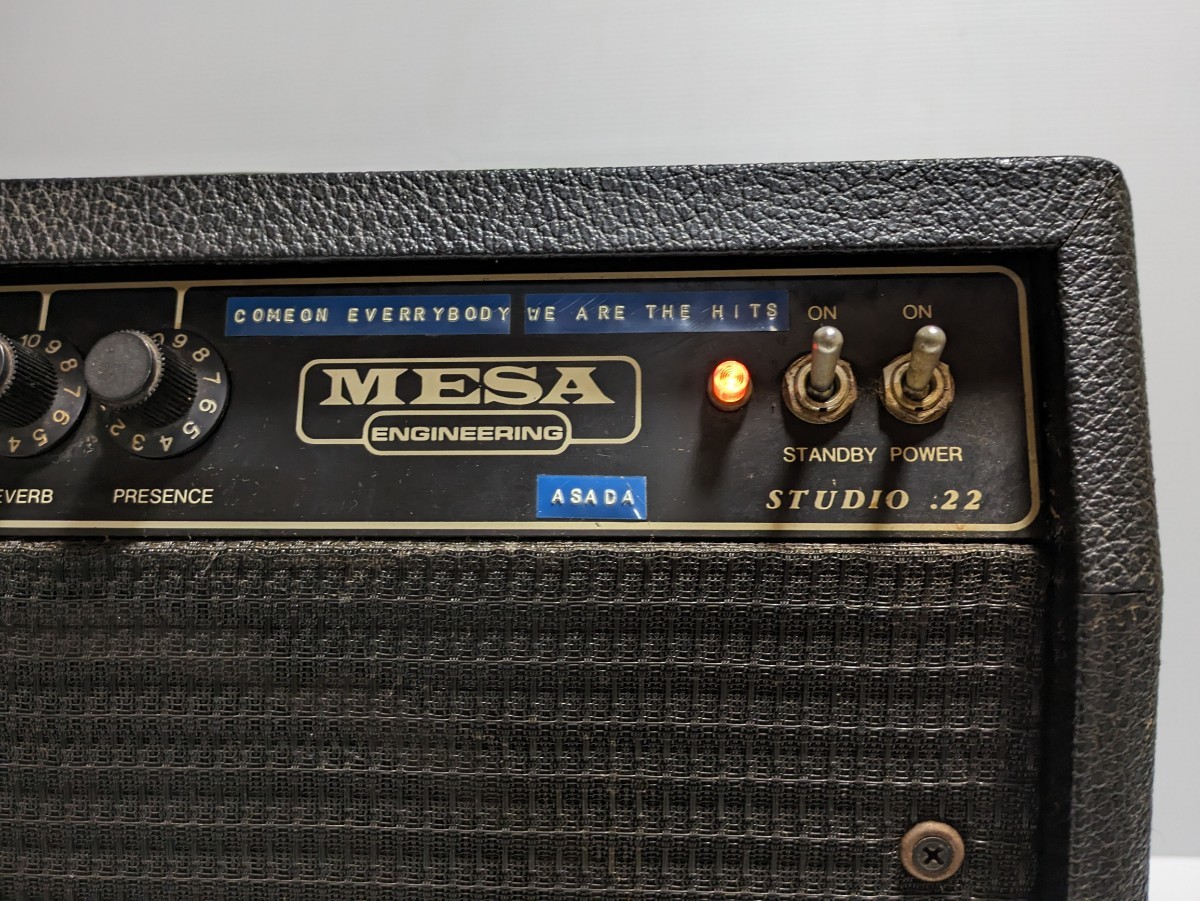 やや傷や汚れあり】Mesa Boogie STUDIO . 22 ギターアンプ 真空管