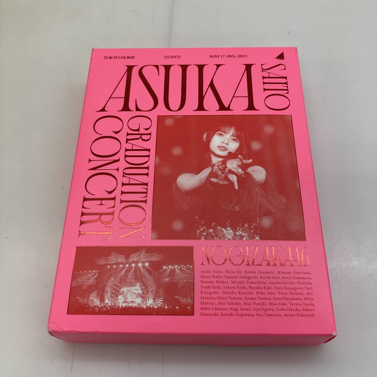 C4924★1円～【DVD】齋藤飛鳥 NOGIZAKA46 ASUKA SAITO GRADUATION CONCERT(完全生産限定版) 中古品 ◎コンパクト発送◎の1番目の画像