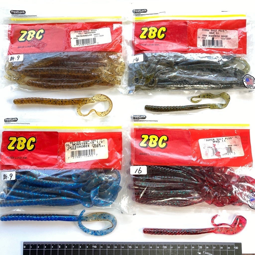 【目立った傷や汚れなし】711887 ZOOM/ZBC オールドモンスター & MAGⅡ 48本 ZOOM BAIT COMPANY ズーム ...