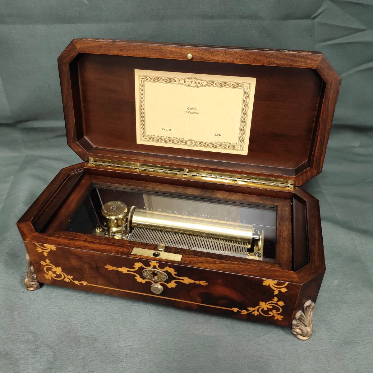 リュージュ 50弁 王宮の花火の音楽 メヌエット カノン reuge オルゴール 