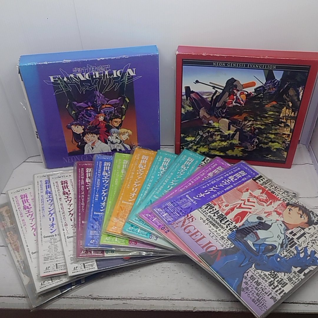 新世紀エヴァンゲリオン/LD BOX/3点14枚set　レア商品 新世紀エヴァンゲリオン LD BOX 14枚 レーザーディスク 初回限定