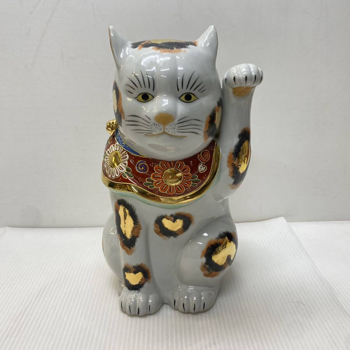 ☆1点のみ☆可愛い!! 九谷焼 八幡窯 招き猫 九谷焼 招き猫 | kinuya's