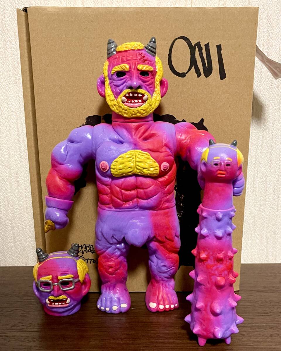 デハラユキノリ TOYTOYTOY 鬼 ソフビ ONI オニ ことでんカラー デハラユキノリ ONI 鬼 オニ ネガティブカラー ことでん TOYTOYTOY