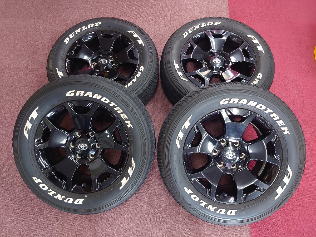 トヨタ ハイラックス rocco 純正18インチアルミ 4本タイヤセット