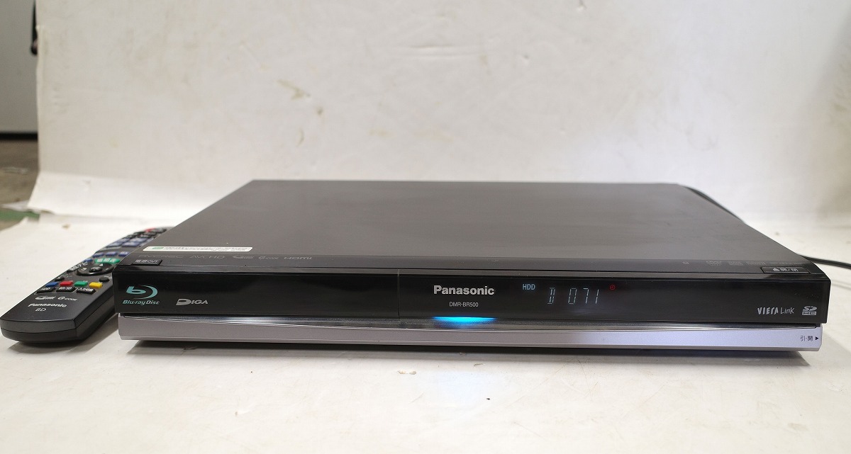 パナソニック ブルーレイレコーダー「DMR－BR500」 動作品 パナソニック ブルーレイレコーダー「DMR－BR500｣ 動作品 動作確認済み Panasonic DMR-BR500 BluRayプレイヤー ブルーレイ