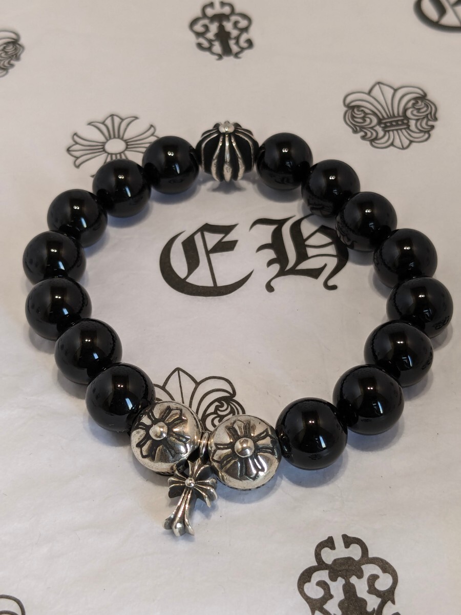 クロムハーツ 数珠 ブレスレット ガーネット カスタム事例詳細 | クロムハーツ（chrome hearts）に