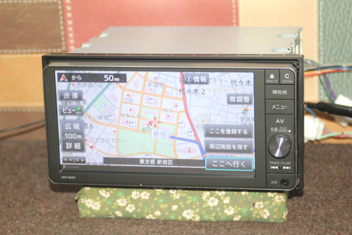 トヨタ純正7インチカーナビ NSZT-W68T 地図2018年フルセグ