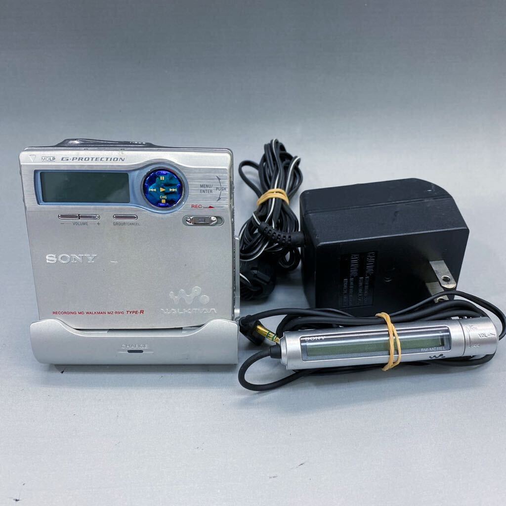 【全体的に状態が悪い】MW28 再生OK SONY MZ-R910 WALKMAN MDウォークマン ポータブルMDレコーダー ソニー ...