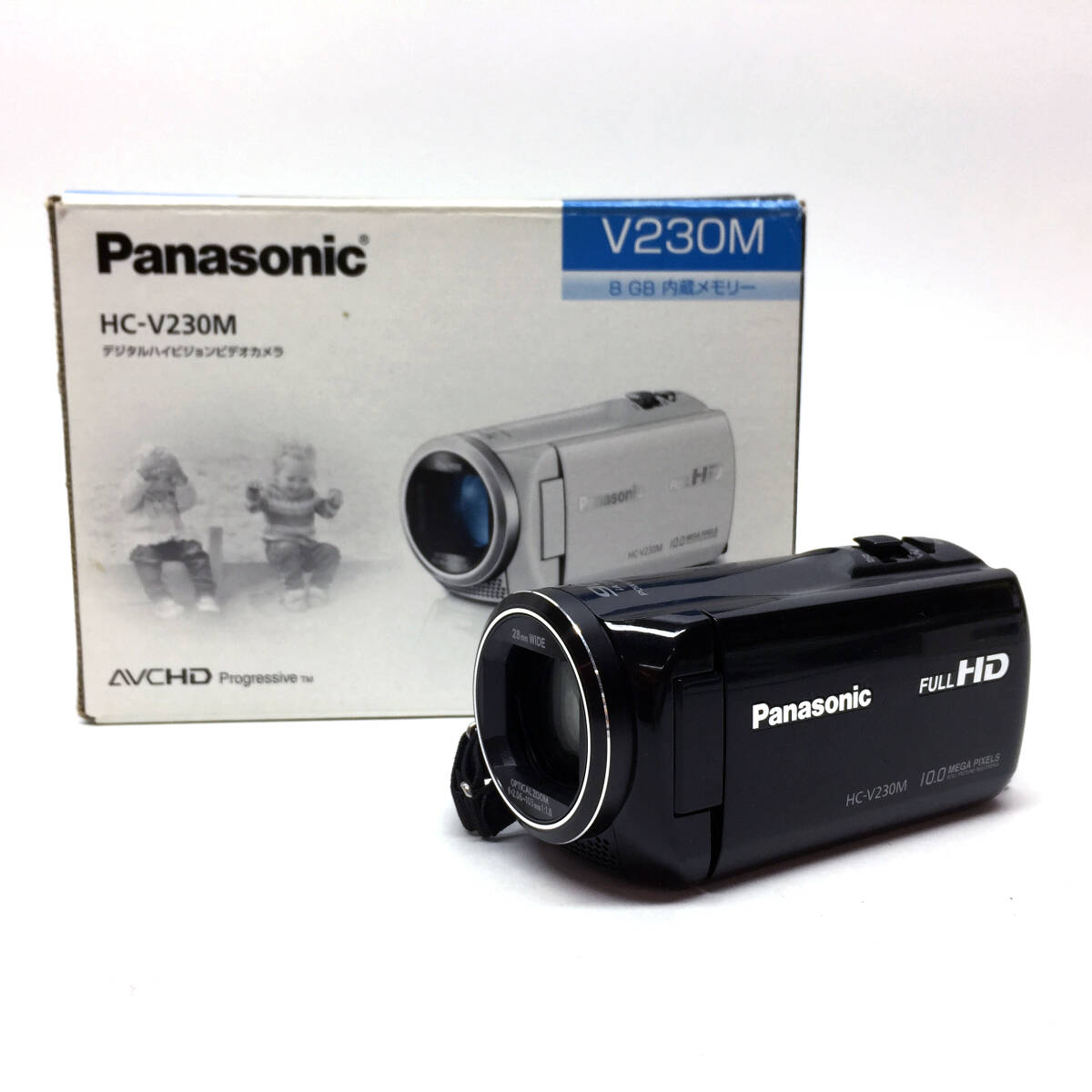 美品Panasonicデジタルハイビジョンビデオカメラ HC-V230M 中古 Panasonic HC-V230M デジタルビデオカメラ USED美品 8GB FULLHD