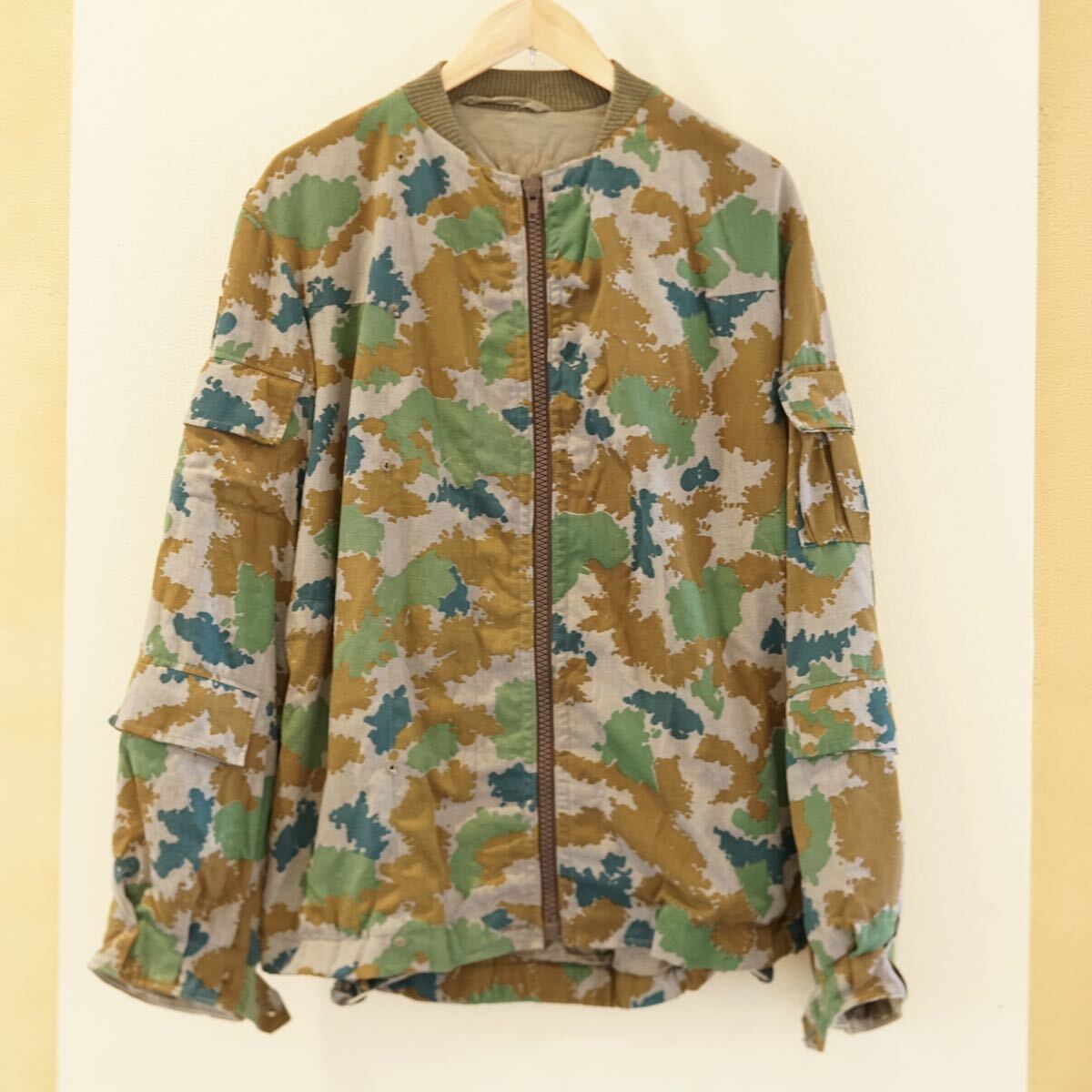 50's 60's 東ドイツ軍 ヴィンテージ ブルメンターンカモ ジャケット MILITARY(ミリタリー) / 東ドイツ軍/ブルメンターンカモ/60s