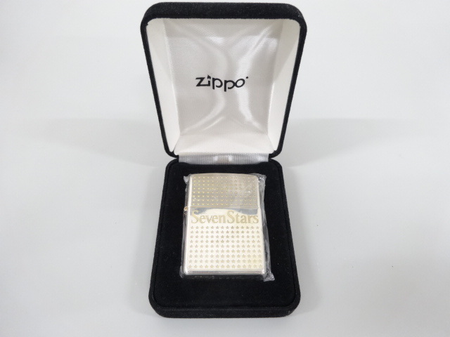 新品】シルバーSeven Stars セブンスター zippo シルバー（SEVEN