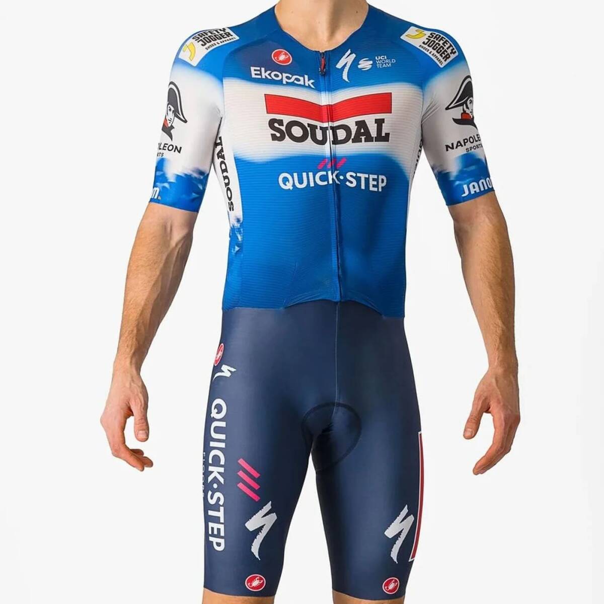 選手支給品 SOUDAL QUICK-STEP スキンスーツ サイズS最 安