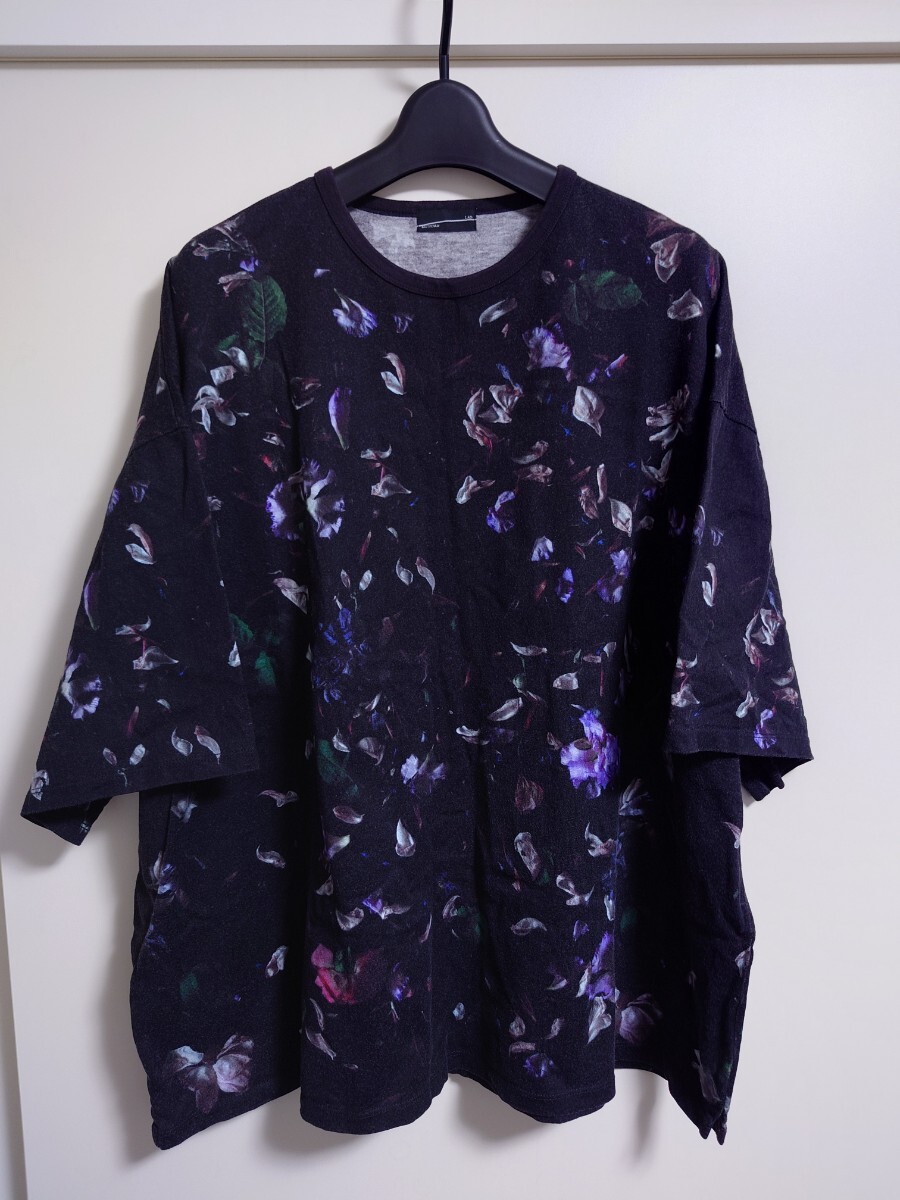 LADMUSICIAN 花柄 ビッグシャツ 24SS フラワー シャツ パンジー LAD