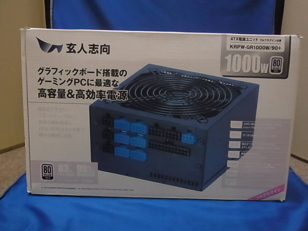 玄人志向 1000W ATX電源ユニット KRPW-GR1000W/90+ 玄人志向 80PLUS