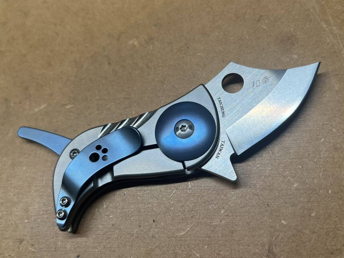 Spyderco ATS-55 セレーションナイフ Spyderco ATS-55 セレーションナイフ