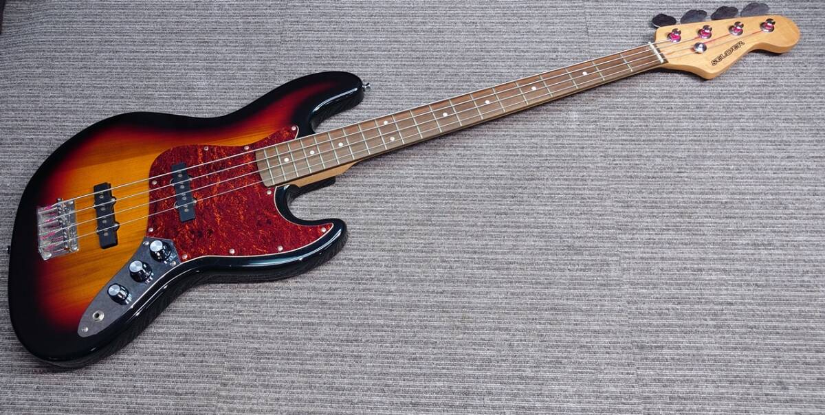 SELDER エレキベース サンバースト セルダー SELDER JB ジャズベース タイプ エレキベース サン