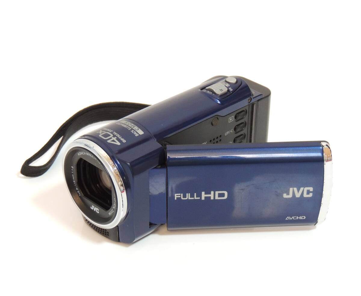 売り切り ビクター Everio エブリオ ビデオカメラ ハードディスクムービー 40GB GZ-MG575  中古 C JVC Victorビクター エブリオEverio ハイビジョンメモリー