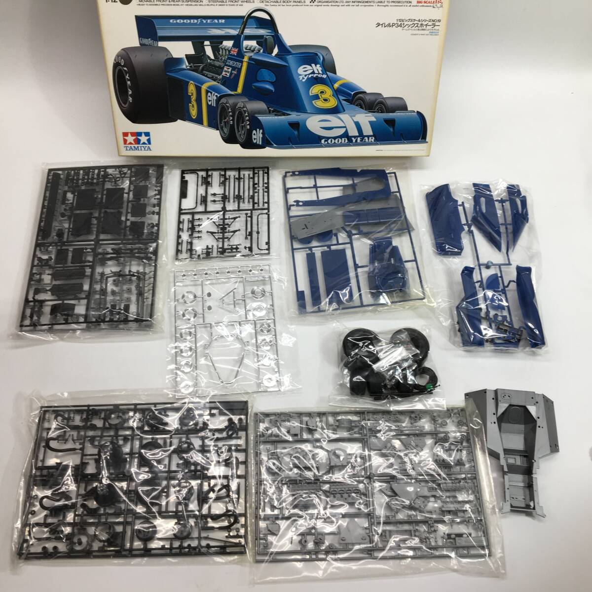 タミヤ　Tyrrell P34 6輪車 1/12ビッグスケールシリーズNO.19 1/20 Tyrrell P34 Six Wheeler - 20058 - Brookhurst Hobbies