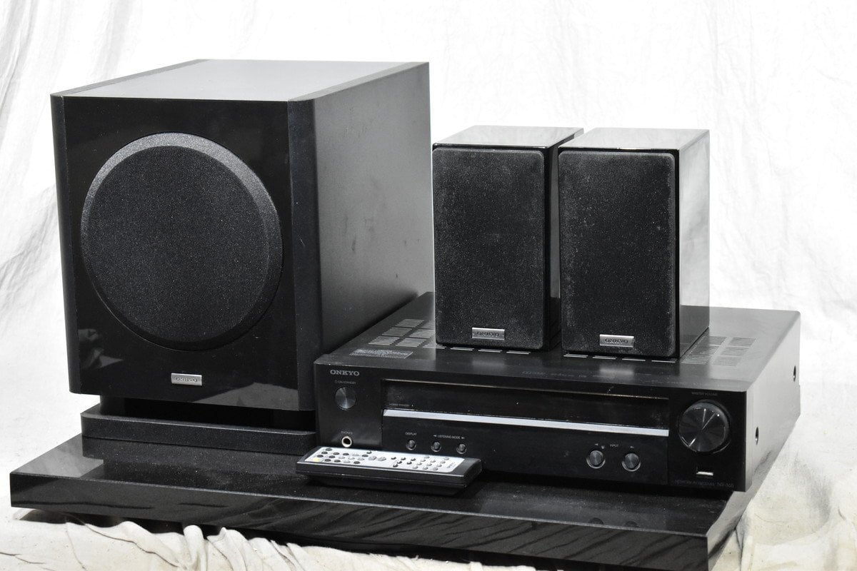 ONKYO オンキョー PR-155 SWA-155 D-L1X ホームシアター 動作確認済ホームシアターシステム オンキョー 5 1chサラウンド