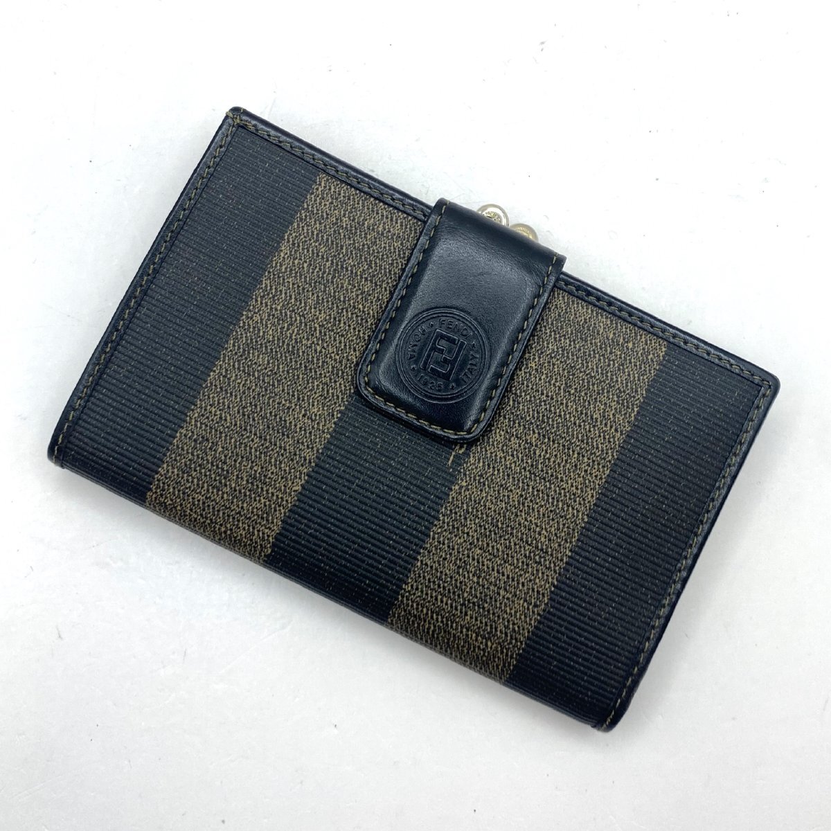 FENDI　フェンディ　ズッカ　二つ折り長財布 45 FENDI フェンディ ズッカ柄 長財布 二つ折り財布