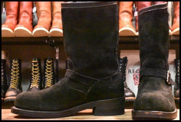 チペワエンジニアブーツ ブラック 27863 CHIPPEWA 10E