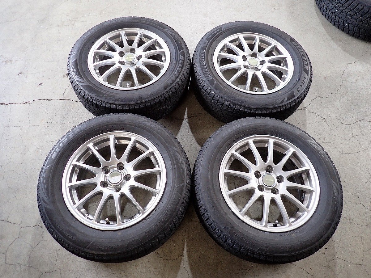 カローラスポーツ、プリウス、ウィッシュなど 195/65R15 スタッドレス