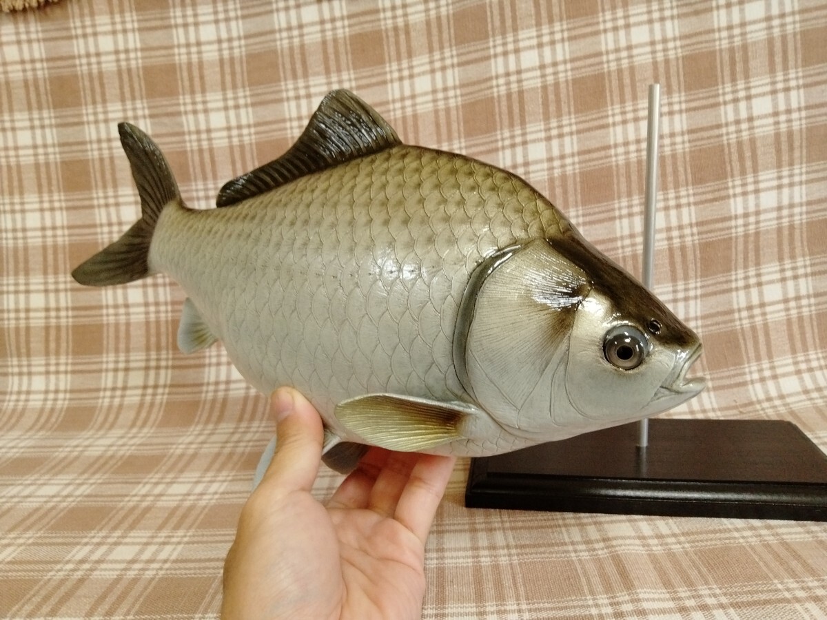 ○ハンドメイド 自作 39cmヤマメ 壁掛け フィギュア レプリカ