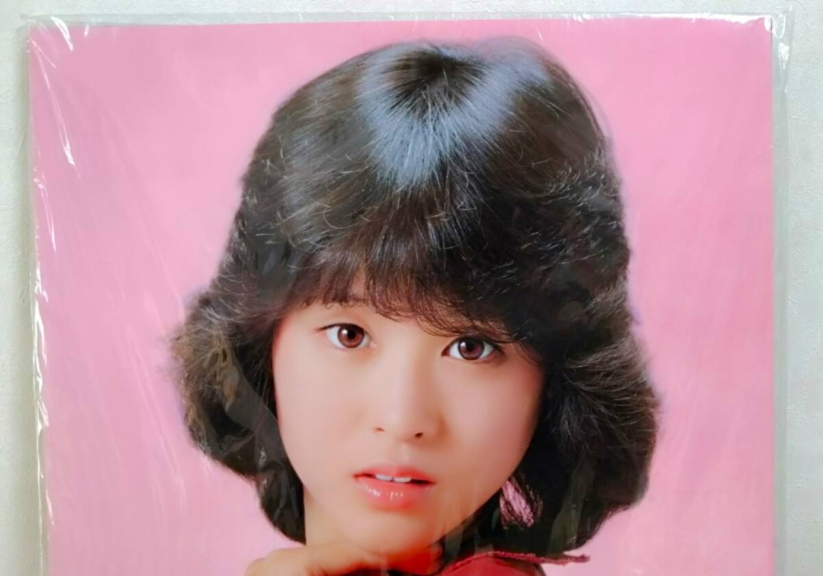 松田聖子 木製パネル ポスター 当時物 現状品 希少品 透けている