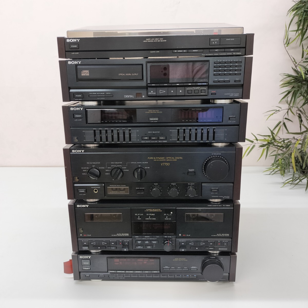 SONY V7700システムコンポ セット SONY V7700システムコンポ セット Yahoo!オークション - SONY システム