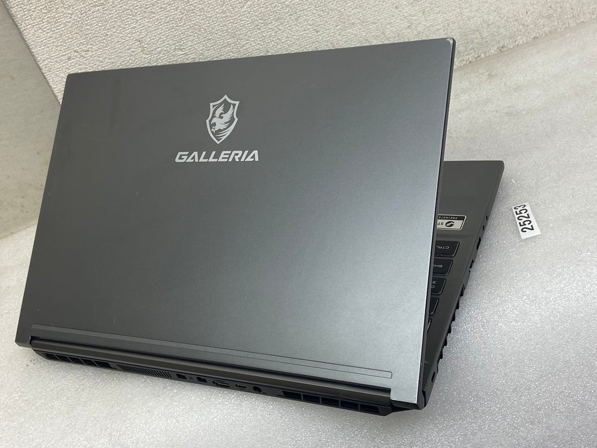 Galleria ノートパソコン GALLERIA，RTX 2060搭載で重量約1.85kgのゲームノートPCを税込約17万