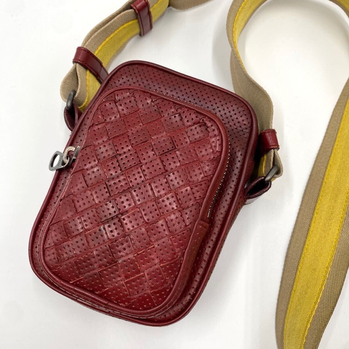 美品 ボッテガヴェネタ 255693 CUBE ショルダーバッグ サイコロ 【公式 