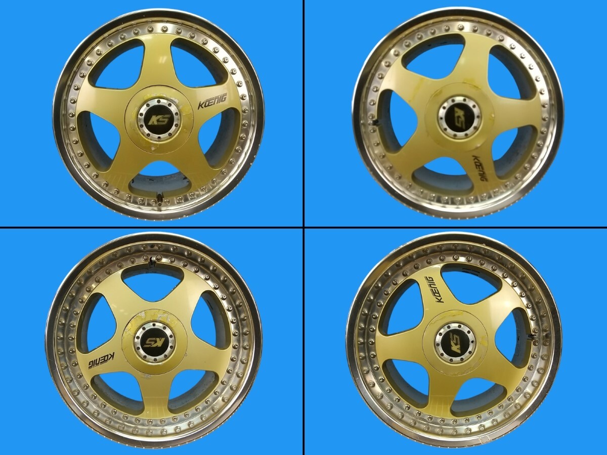 ディスモンドケーニッヒ 17インチ ホイールセット送料