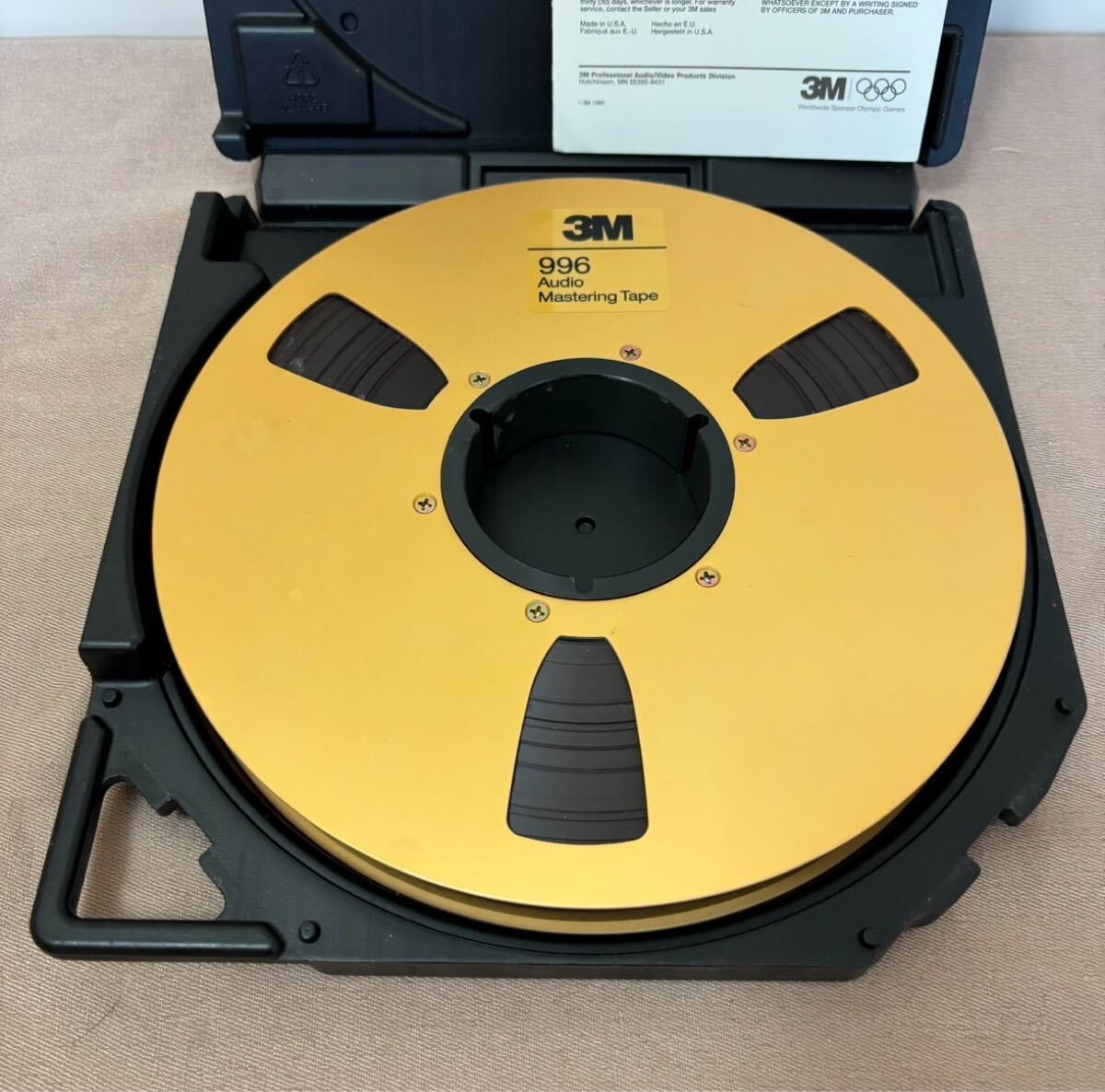 超希少品 10号 3M 996 AUDIO MASTERING TAPE オープンリール